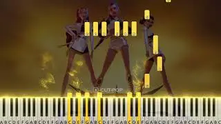 Huntrix - Golden (KPop Demon Hunters OST) with Lyrics | Piano Tutorial (Easy)