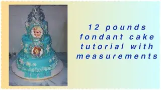 12pounds Elsa cake | Frozen Elsa cake | how to make 3tier cake