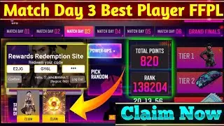 Match Day 3 Best Teams FFPL Dream Team | FFPL Dream Team Best Players Match Day 3 Free Fire