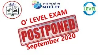 O' Level September Exams 2020 Postponed...........................
