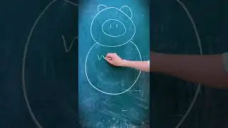 Children teach rabbits to draw pigs#Short #Officer Rabbit #angel