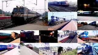 Diwali special // [16 in 1] passenger trains between Azimganj Katwa section
