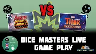 Live Dice Masters Game Play | Single Set | Infinity Gauntlet Vs Mighty Thor