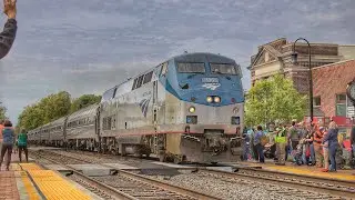 Railfanning Ashland Train Day 2022 ft (Late I032, Happy Engineer, and P092 with 3 pv cars) 4/30/2022