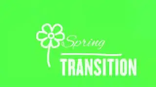SPRING GREEN SCREEN TRANSITION - YouTube/Arianna Vargas
