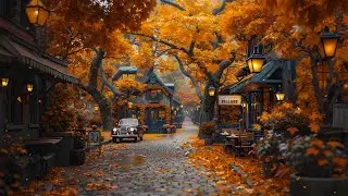 Deep Autumn Jazz Relaxation🍂Cozy Vintage Coffee Shop with Slow Jazz Music for Study & Peaceful Mood☕