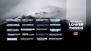 Self Resizing Lower Thirds And Titles For After Effects &  Premiere Pro