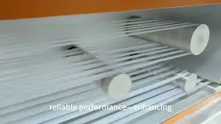 customized pp strap band extrusion line 90kw 5-19mm width for packaging strap