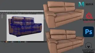 Create a Realistic Sofa in Maya Basic Tutorial Part 3