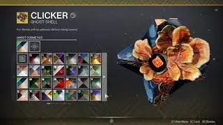 Clicker ghost showcase Destiny 2
