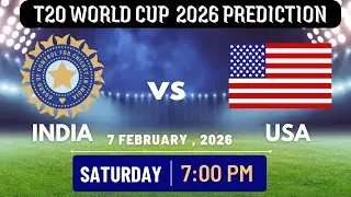 India vs USA | Match - 3 | Advance Prediction | Key Players | Pitch Report | 200+ Venue 