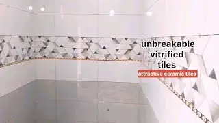 Bathroom tiles design ideas Gray &light 2025/26/ bathroom wall tiles design 