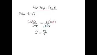 Algebra 1 week 7 HW Help Day 4 #2