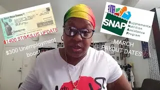 $1400 Stimulus update | Third Stimulus check updates | Emergency Snap MARCH ➕ PAYOUT DATES 📅