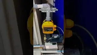 Pemasangan Pompa Pendorong Shimizu PS 128 BIT + Automatic Pressure Control #pompaair #shorts