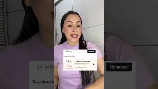 Cupons ativos na SHEIN em setembro #sheinbrasil #cupom #cupomshein #desconto