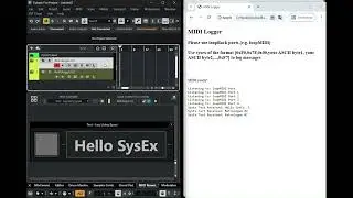 Logging MIDI Remote messages using Sysex and HTML - Cubase 12+
