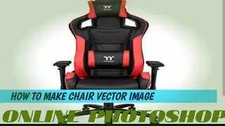 How to make a chair vector image in online photoshop in 2023