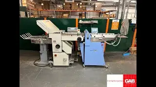 2019 Bacciottini Pi Stop AF high speed creasing machine with MB Cas 52 folder   for sale   Gab Suppl