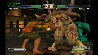 Bloody Roar Primal Fury (Gamecube) - Uranus vs Busuzima XIII