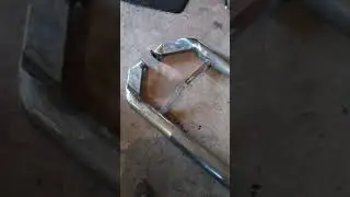 Side project #side pipes #farm shed #custom #exhaust #BONNEYBUILD CUSTOMS