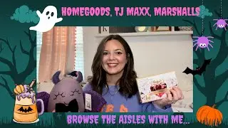 Homegoods,T.J. Maxx, Marshall’s Haul/walk through! Kendra Scott, Pat Mcgrath, Tocca, Halloween decor