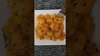 Potato Pops in Airfryer #No Oil Potato Garlic Pops #airfryerrecipes #shorts