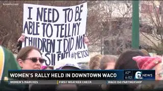 Women's rally held in downtown Waco