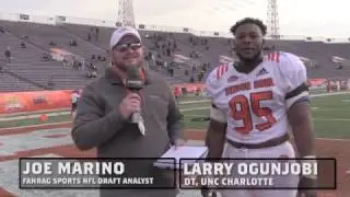 Larry Ogunjobi chats with FanRag Sports after Day 3 of Senior Bowl practices