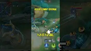 Roger Combo Skill Tutorial #mobilelegends #mlbb #tutorial