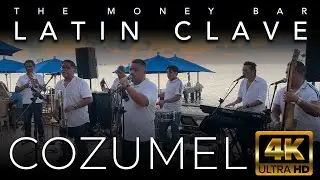 Latin Clave Live at The Money Bar Cozumel | Tropical Salsa Sunset Vibes (4K)
