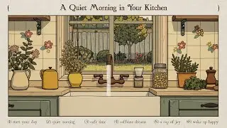 a quiet morning in your kitchen, positive jazz for a dreamday