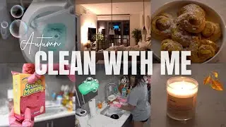 DEEP CLEAN WITH ME🧼 *non toxic* 2 day EXTREME cleaning motivation, cozy fall baking 🍂 store restock