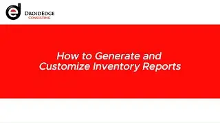 How to Generate and Customize Inventory Reports (Zoho Inventory)