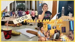 first OFFLINE EXAM WEEK VLOG📚 | night mess, final semester, post exams, etc. | VLOG 20