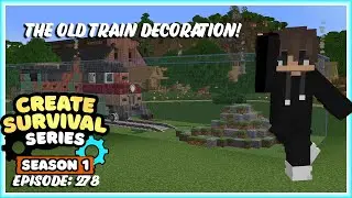 THE NEW TRAIN DECORATION TEMPLATE! | Create Survival EP: 278