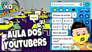 PK XD | VIREI PROFESSOR DOS YOUTUBERS NO PKXD, Rafha valent, kit Kelly, Esther, Sarah