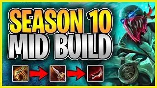 *SEASON 10* RANK 1 PYKE'S NEW MID LANE BUILD! (FULL GAMEPLAY) - League of Legends