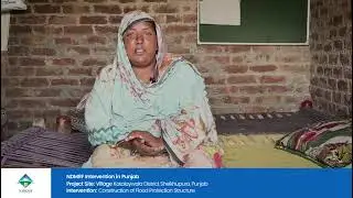 Punjab Old Deg Nullah, Shikupura inlets and channels flood protection structures Lady Health Worker