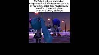 Hatsune Miku in Sonic Unleashed | #sonicthehedgehog #hatsunemiku #sonic #memes #fyp #foryoupage