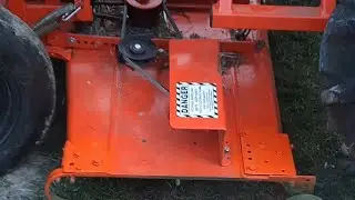 1973 POWER KING TRACTOR:  FIXED STRESS CRACKS ON MOWER DECK.  HARBOR FREIGHT TO THE RESCUE.