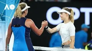 Bouchard v Vandeweghe match highlights (3R)  | Australian Open 2017