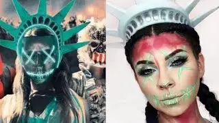 PURGE Halloween Makeup Tutorial | Tina Kosnik