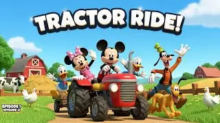 Tractor Ride Fun 🚜🌾 | Farm Adventure &ndash; Episode 3 | Mickey Mouse Kids Cartoon