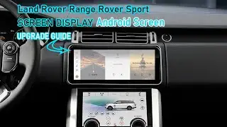 Land Rover Range Rover Sport L494 Android Screen Installation Guide  | Ugode CarPlay Upgrade