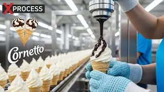 How Cornetto Ice Cream Is Made Inside a Real Factory (Step-by-Step)