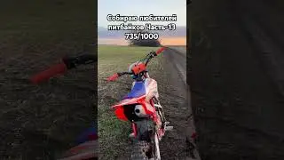 Собираю любителей питбайков Часть-13 (надо подписаться) #питбайк #эдит #эндуро #мото #moto #shorts