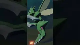 Pok&eacute;mon Legends Arceus: Shiny Scyther evolves into Shiny Scizor