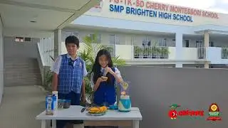 SMP Brighten High School - Cooking Lesson : Making Healthy Drink (JHS 3 Class). #kotabekasi 