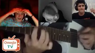 Spelar gitarr p&aring; Omegle